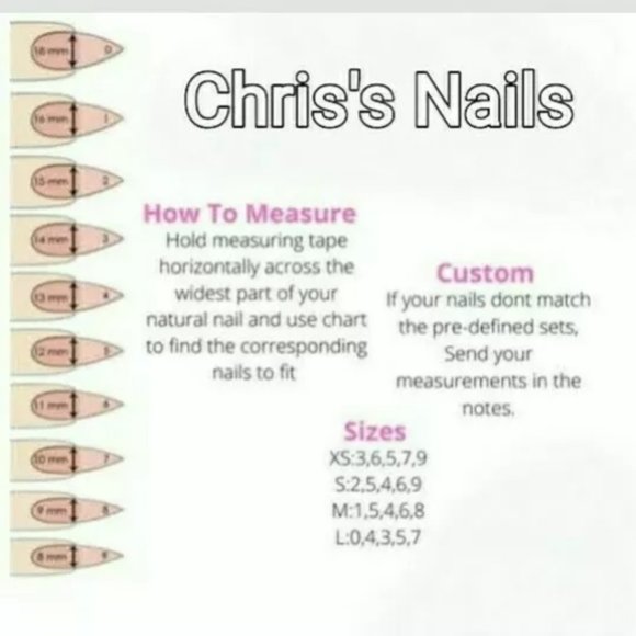 Handmade Hard Gel Long Stiletto "Designer Logo" Press On Nails - Picture 3 of 4